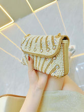 Stylish Pearl Rhinestone Handbag